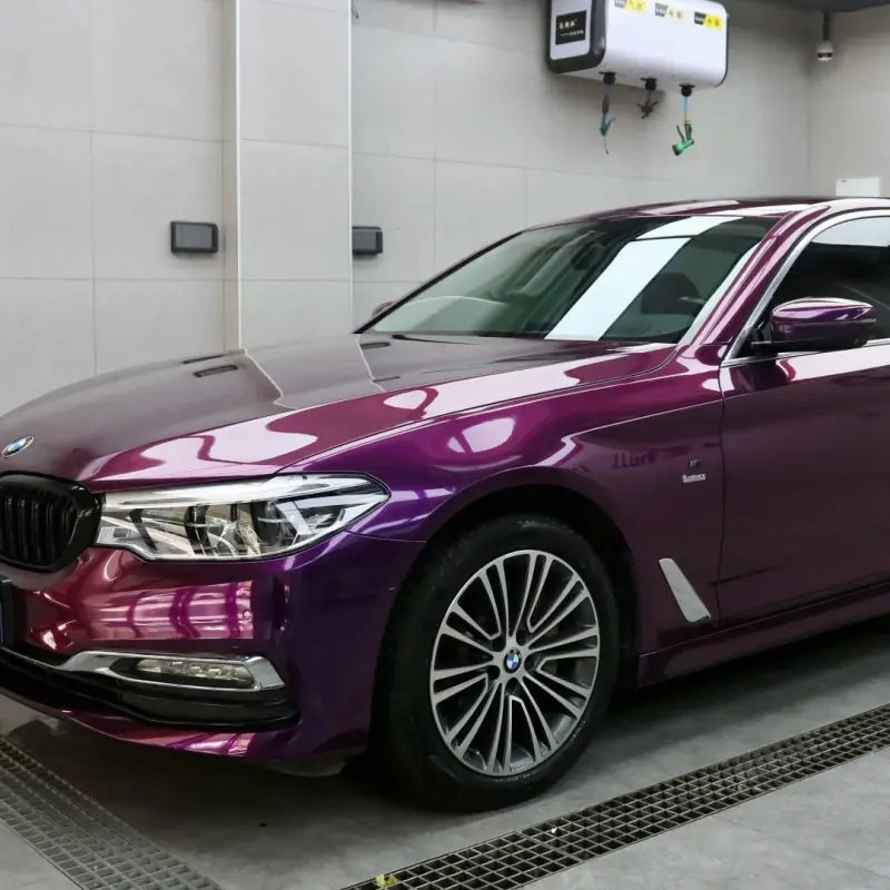 Gloss Ideal Dark Purple Car Vinyl Wrap