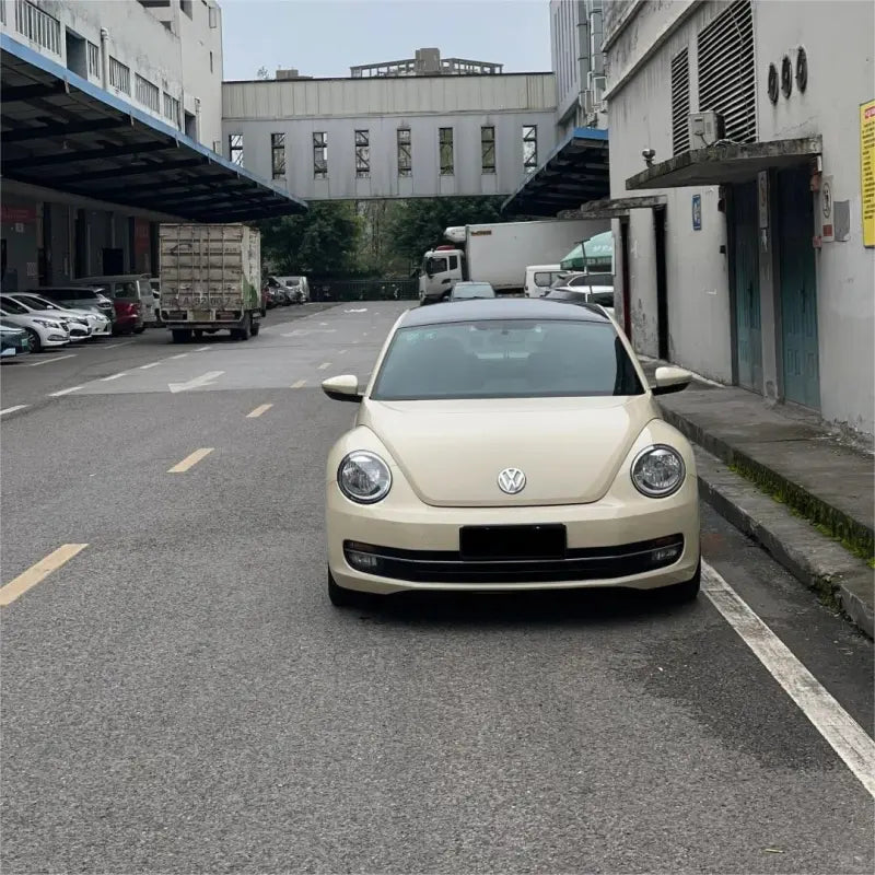 Gloss Khaki Milan Yellow Car Vinyl Wrap PET