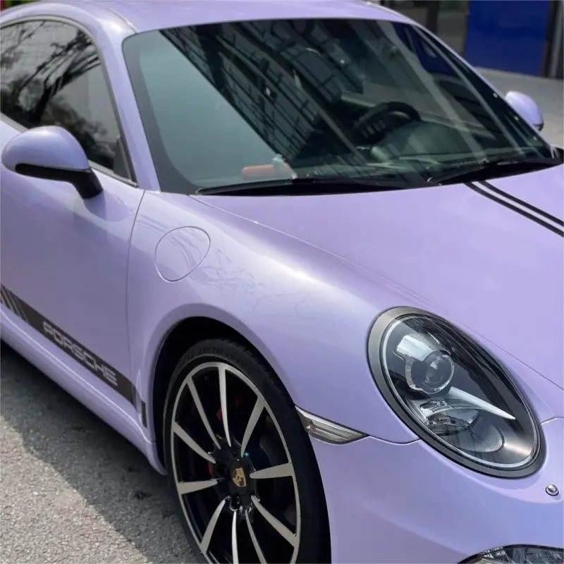 Gloss Voilet Light Purple Car Vinyl Wrap PET