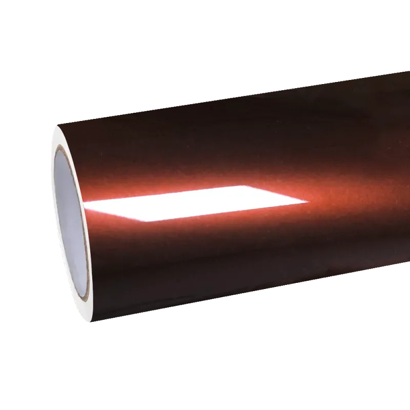 Gloss Metallic Liquid Coffee Brown Car Vinyl Wrap PET