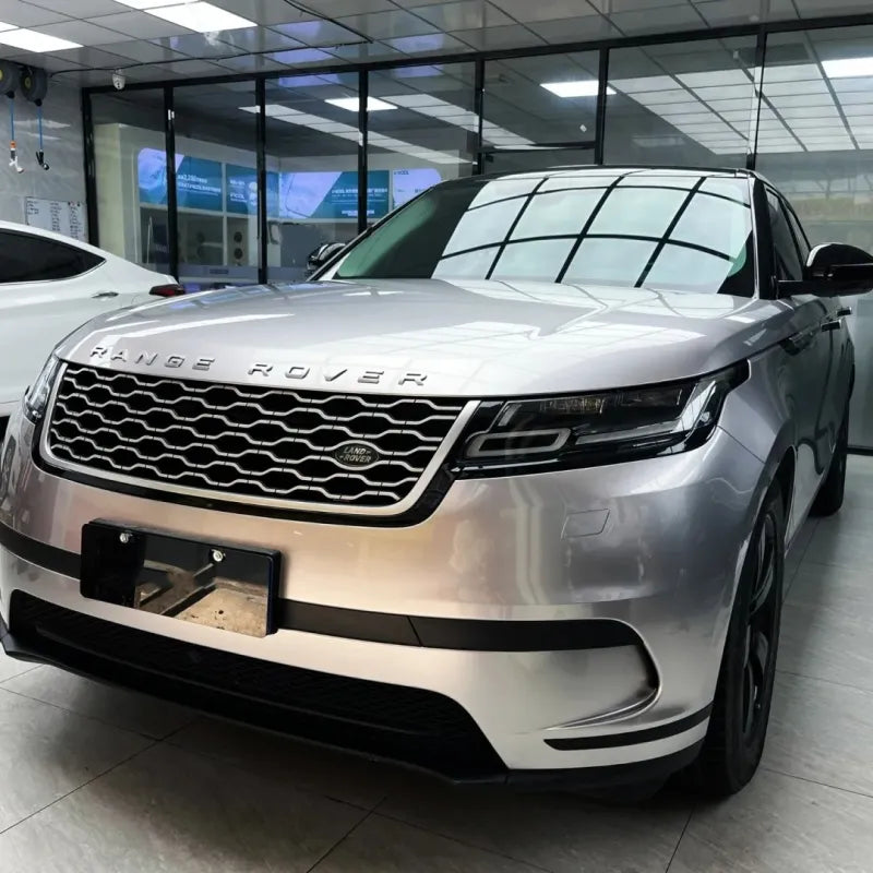 Gloss Liquid Land Rover Velar Silver Car Vinyl Wrap PET
