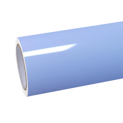 Gloss Macaron Baby Blue Car Vinyl Wrap PET