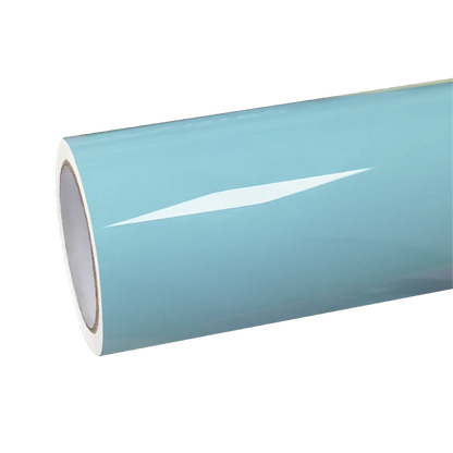 Gloss Meissen Blue Car Vinyl Wrap PET
