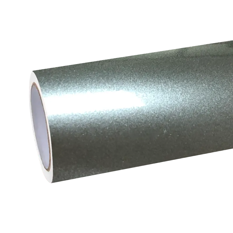Gloss Metallic Arctic Green Car Vinyl Wrap