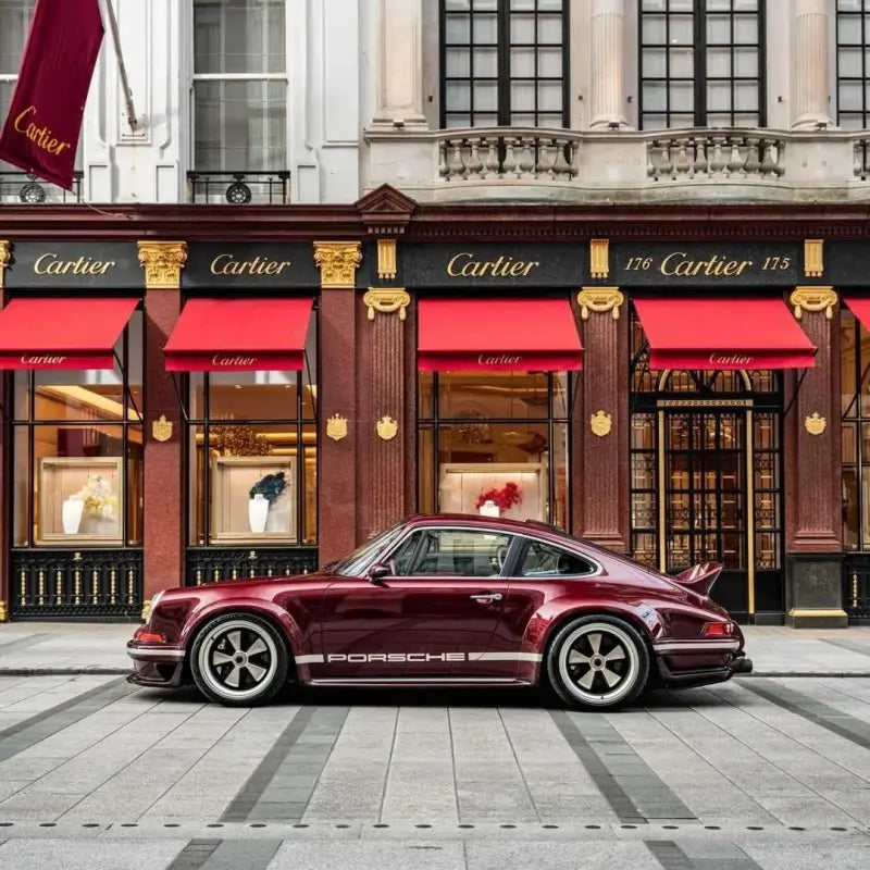 Gloss Metallic Cherry Red Car Vinyl Wrap