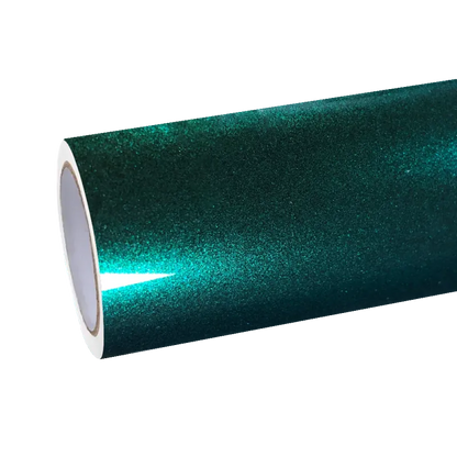 Gloss Metallic British Royal Green Car Vinyl Wrap PET