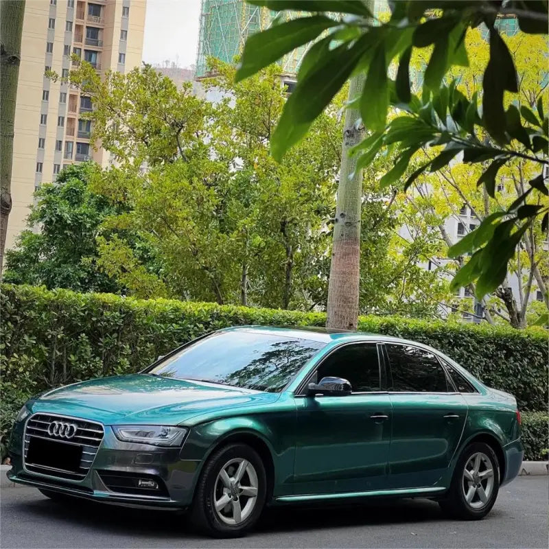 Gloss Metallic Celadon Green Car Vinyl Wrap PET