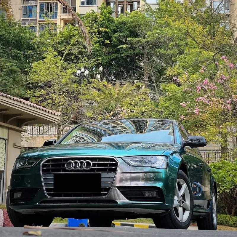 Gloss Metallic Celadon Green Car Vinyl Wrap PET