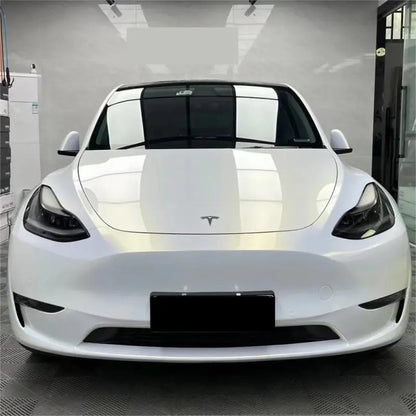 Gloss Metallic Chameleon Pearl Gold White Car Vinyl Wrap Audi PET