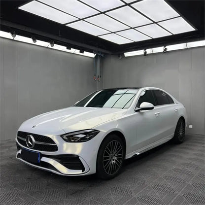 Gloss Metallic Chameleon Pearl Gold White Car Vinyl Wrap Audi PET