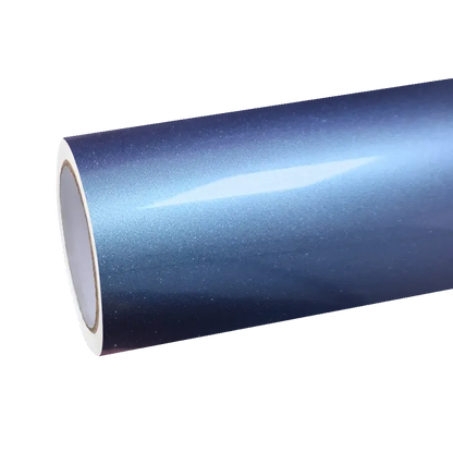 Gloss Metallic Chameleon Grey Purple Car Vinyl Wrap PET
