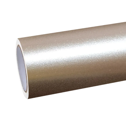Gloss Metallic Champagne Gold Car Vinyl Wrap PET