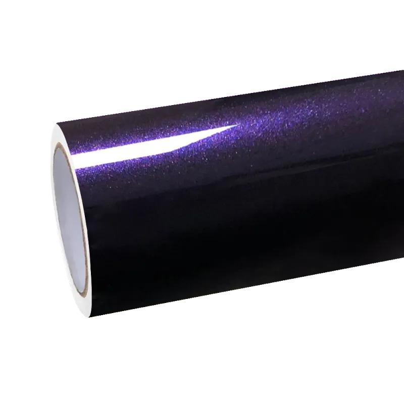 Gloss Metallic Venice Purple Car Vinyl Wrap PET