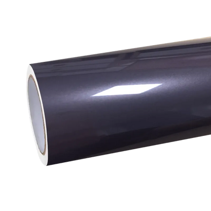 Gloss Metallic Deep Violet Purple Car Vinyl Wrap