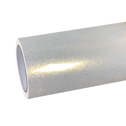 Gloss Metallic Diamond Chameleon Gold White Car Vinyl Wrap