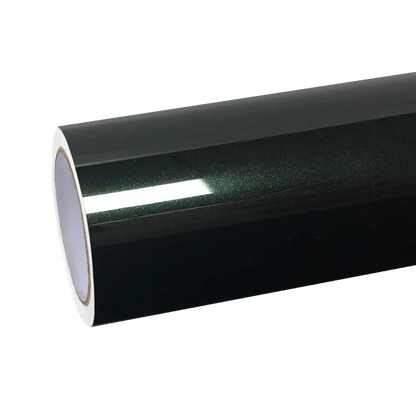 Gloss Metallic Diamond Benz Emerald Green Car Vinyl Wrap PET