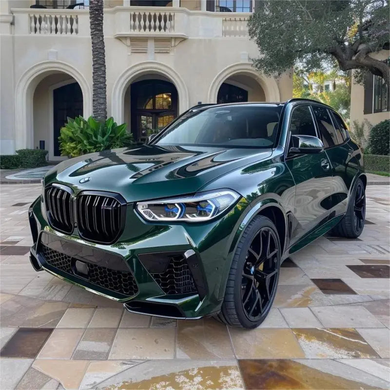 Gloss Metallic Emerald Green Car Vinyl Wrap PET