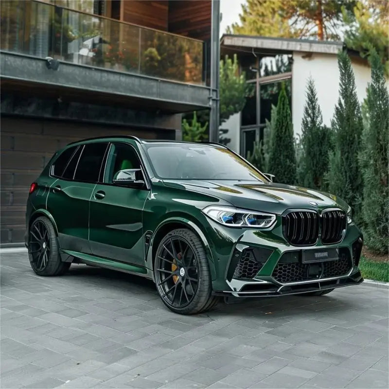 Gloss Metallic Emerald Green Car Vinyl Wrap PET