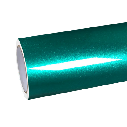 Gloss Metallic Emerald Green Car Wrap Vinyl PET