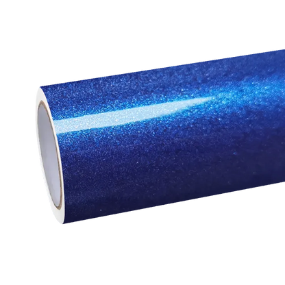 Gloss Metallic Galaxy Blue Car Vinyl Wrap PET