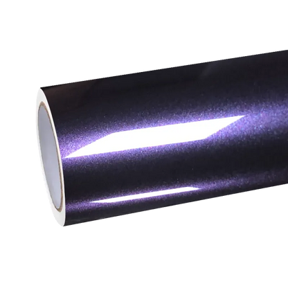 Gloss Metallic Galaxy Purple Car Vinyl Wrap PET