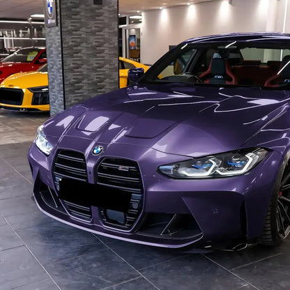 Gloss Metallic Galaxy Purple Car Vinyl Wrap PET