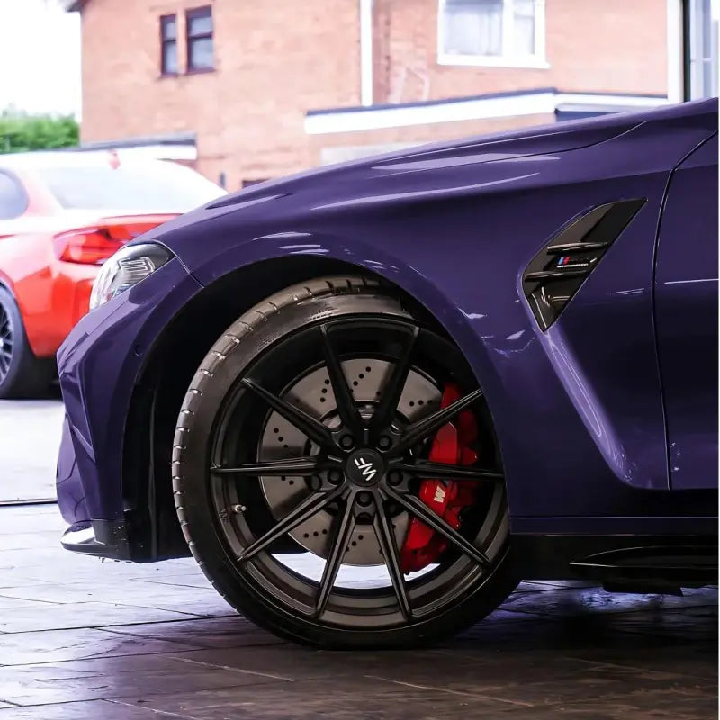 Gloss Metallic Galaxy Purple Car Vinyl Wrap PET
