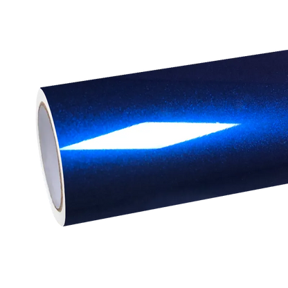 Gloss Metallic Gentian Blue Car Vinyl Wrap