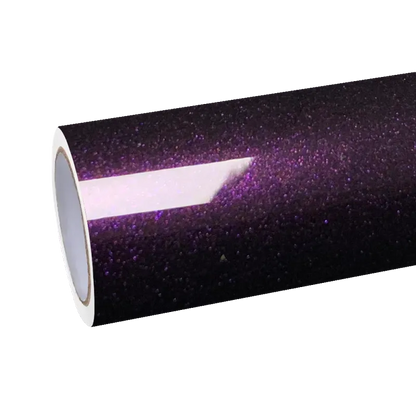 Gloss Metallic Gentian Purple Car Vinyl Wrap PET