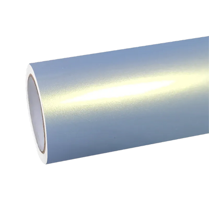 Gloss Metallic Chameleon Blue Gold Car Vinyl Wrap