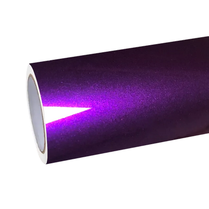 Gloss Metallic Grape Purple Car Vinyl Wrap PET