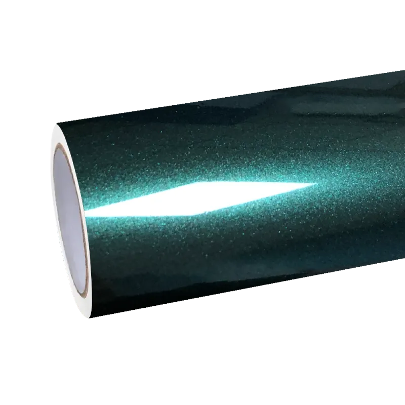Gloss Metallic Ideal Dark Green Car Vinyl Wrap