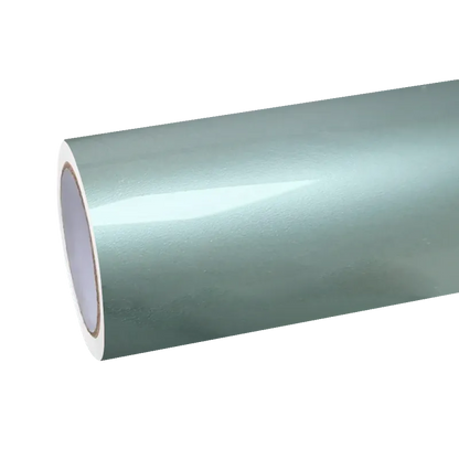 Gloss Metallic Liquid Alpine Green Car Vinyl Wrap PET