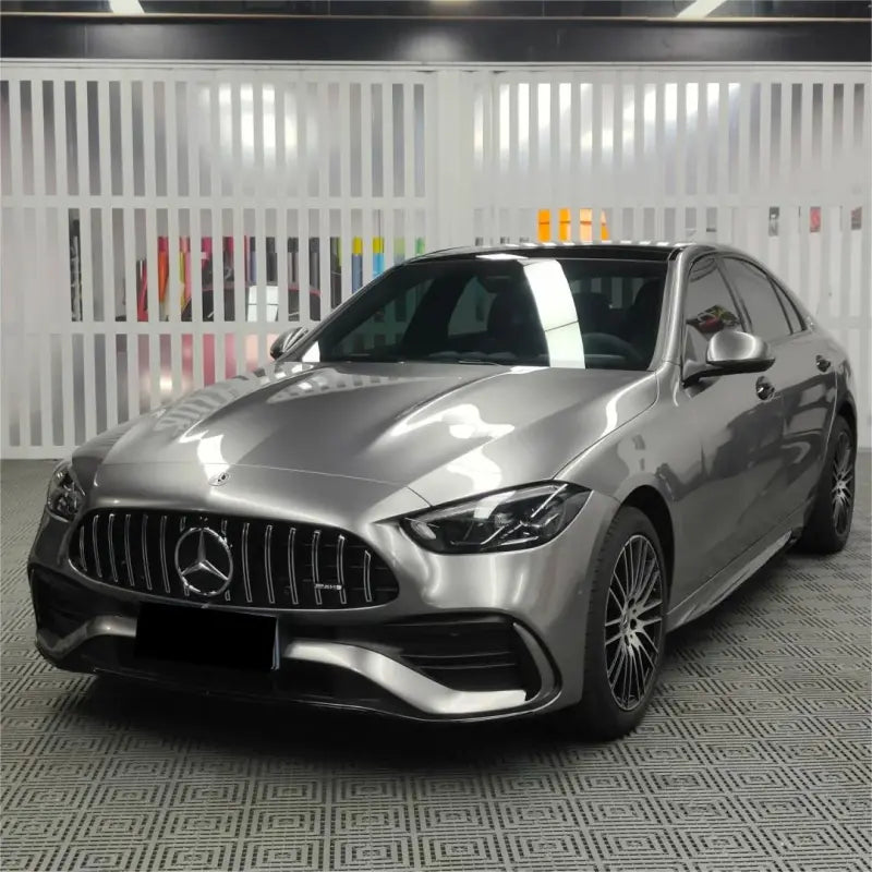 Gloss Liquid Metallic Silver Car Vinyl Wrap