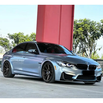 Gloss Metallic Liquid Grey Silver Car Vinyl Wrap PET