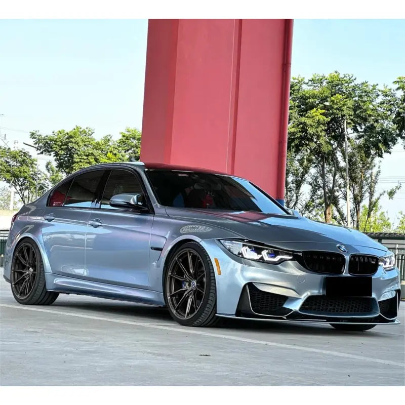 Gloss Metallic Liquid Grey Silver Car Vinyl Wrap PET