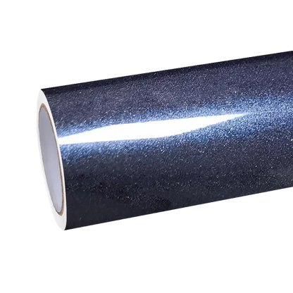 Gloss Metallic Macao Blue Car Vinyl Wrap PET