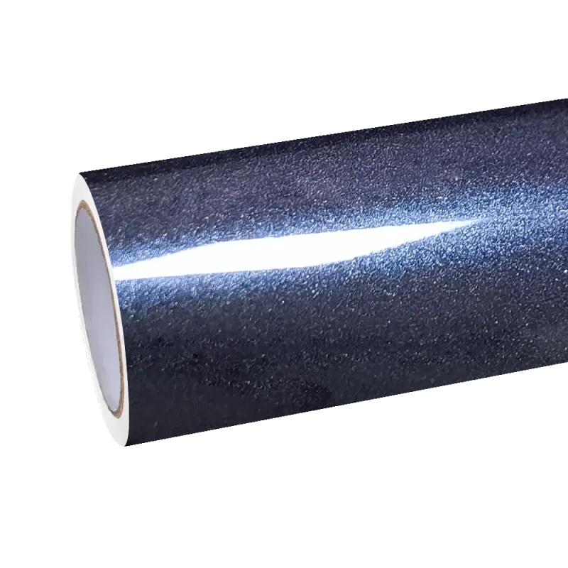 Gloss Metallic Macao Blue Car Vinyl Wrap PET