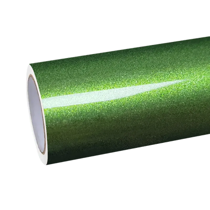 Gloss Metallic Mamba Green Car Vinyl Wrap