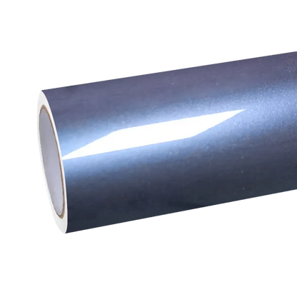 Gloss Metallic Navy Blue Car Vinyl Wrap PET