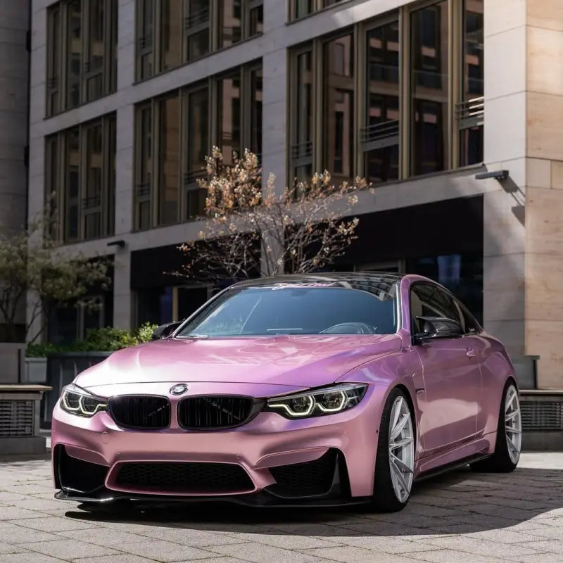 Gloss Metallic Passion Pink Car Vinyl Wrap Bentley GT PET