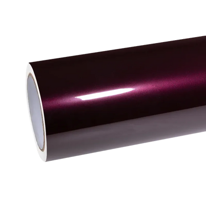 Gloss Metallic Plum Purple Car Vinyl Wrap PET