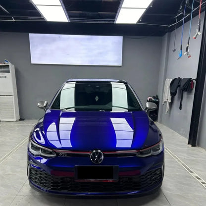 Gloss Metallic Royal Blue Car Vinyl Wrap PET