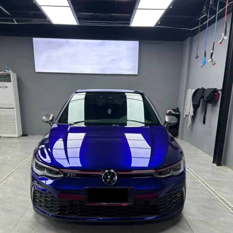 Gloss Metallic Royal Blue Car Vinyl Wrap PET