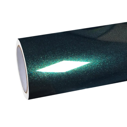 Gloss Metallic Royal Green Car Vinyl Wrap
