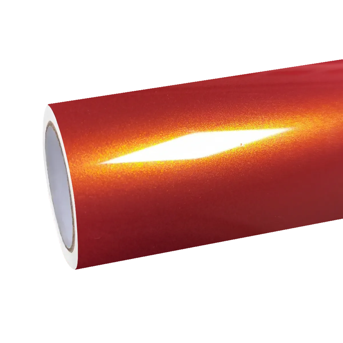 Gloss Metallic Sakhir Orange Car Vinyl Wrap