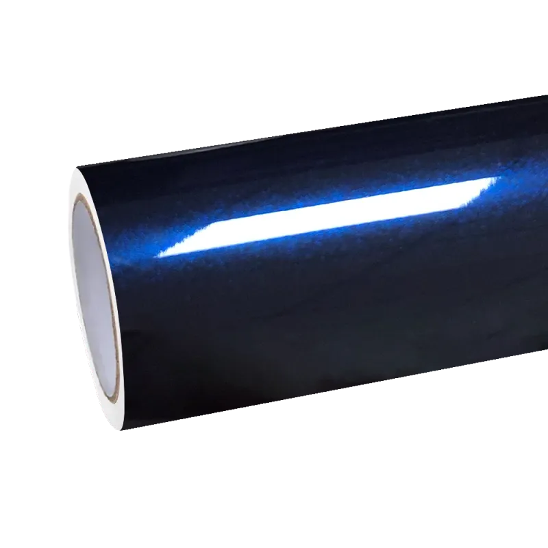 Gloss Metallic Tanzanite Blue Car Vinyl Wrap PET