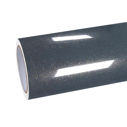 Gloss Metallic Tourmaline Grey Car Vinyl Wrap PET