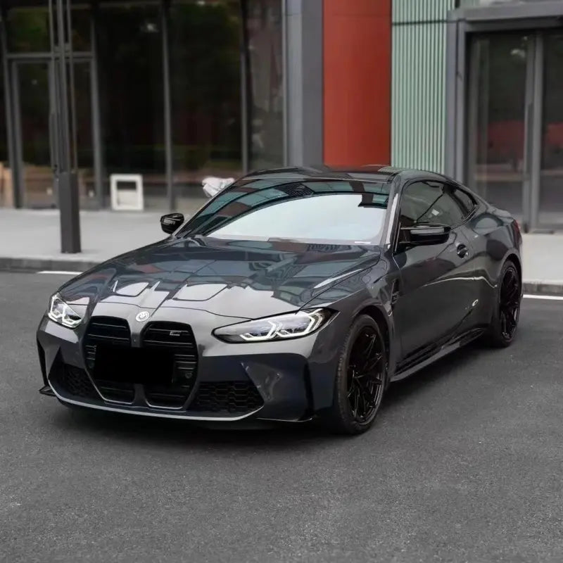 Gloss Metallic Tourmaline Grey Car Vinyl Wrap PET