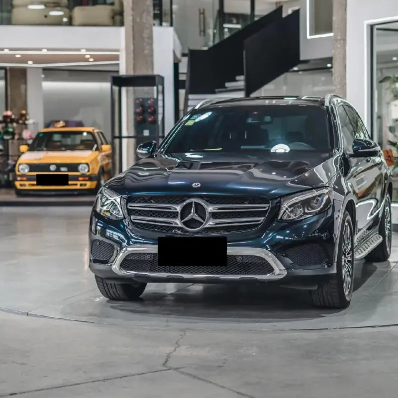 Gloss Metallic Turquoise Green Car Vinyl Wrap Benz PET